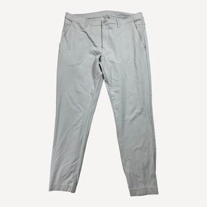 BYLT Everyday Jogger Pants Mens 38x28 Storm Gray Skinny Fit Performance Stretch